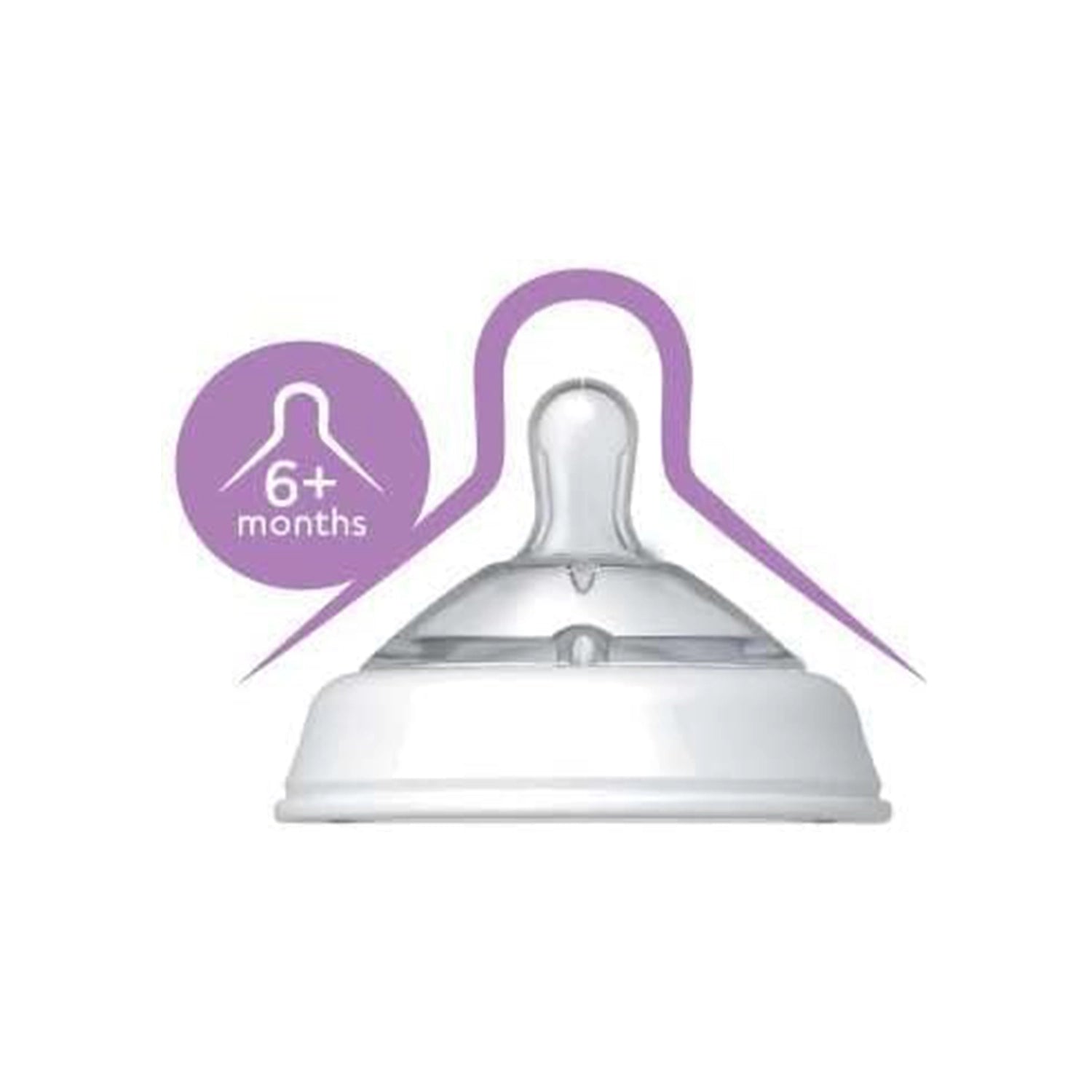 Teats Natural Feeling 6M+ Food Flow 2 Pcs