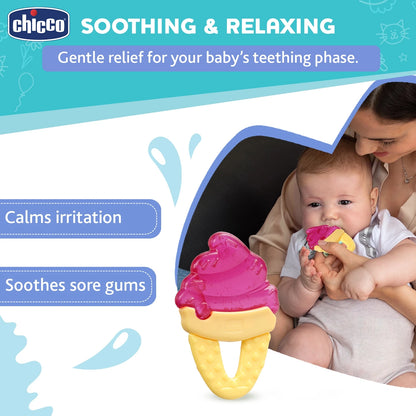 Teether Refreshing Ice Cream Pink 4M+ 1Pc