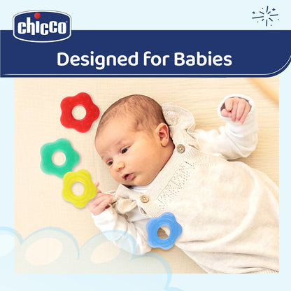 Teether Supersoft Star 2M+ 2Pc Blue &amp; Yellow