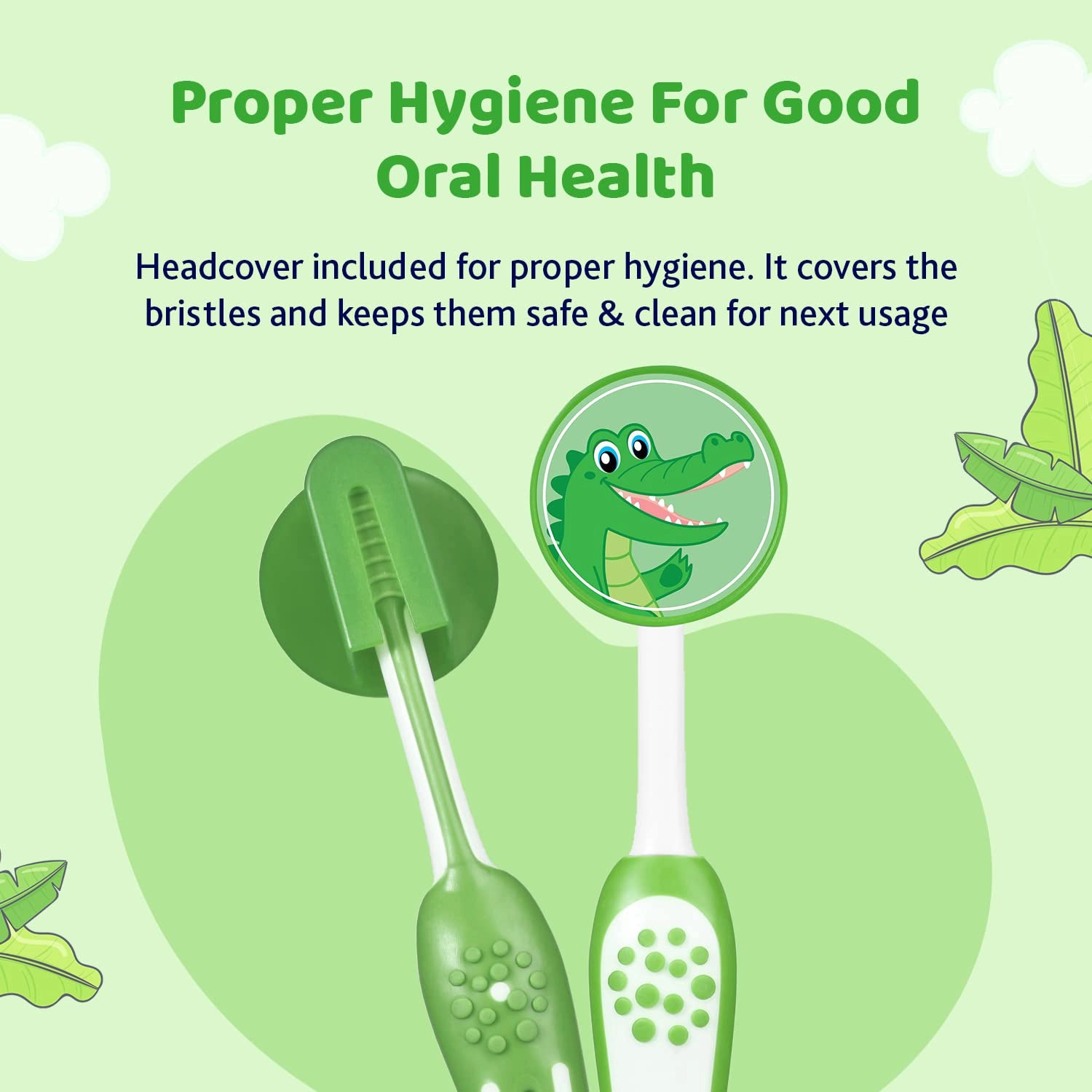 Toothbrush Green 3Y to 8Y