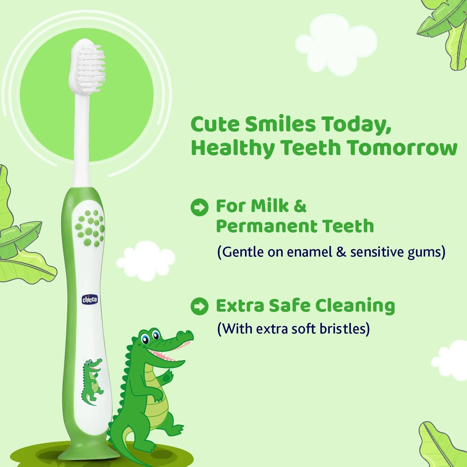 Toothbrush Green 3Y to 8Y