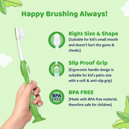 Toothbrush Green 3Y to 8Y