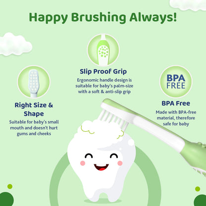 Toothbrush Green 6M to 36M
