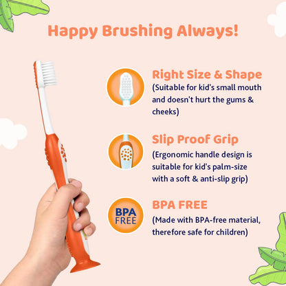 Toothbrush Orange 3Y to 8Y