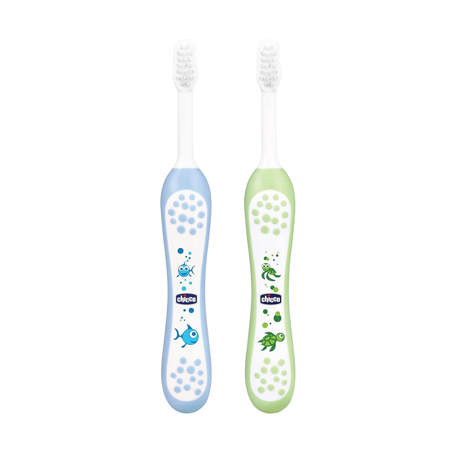 Toothbrush Set 6M to 36M Blue & Green Pack of 2