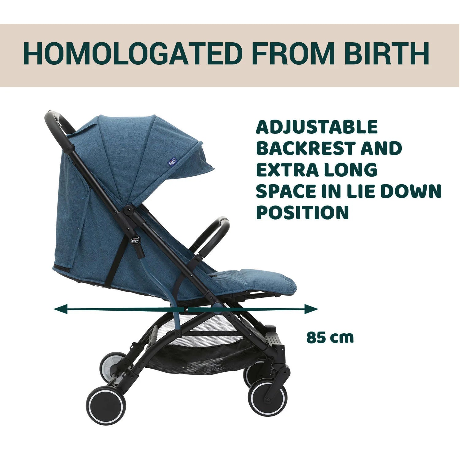 Trolleyme Stroller Calypso Blue