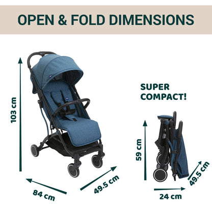 Trolleyme Stroller Calypso Blue