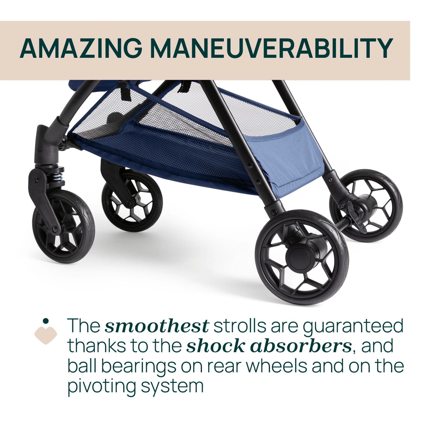 Urbino Royal Blue Stroller