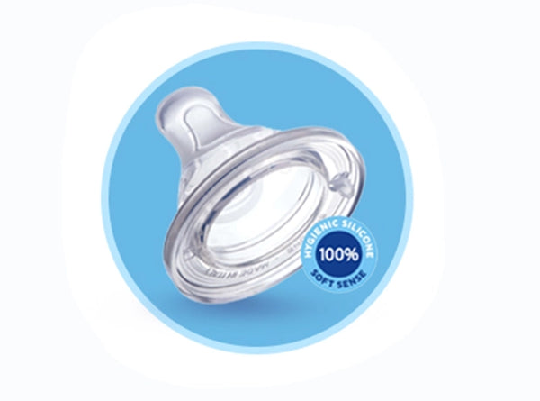 100% SILICONE NIPPLES-SOFT & GENTLE