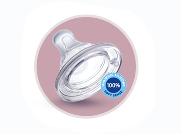 100% SILICONE NIPPLES-SOFT & GENTLE