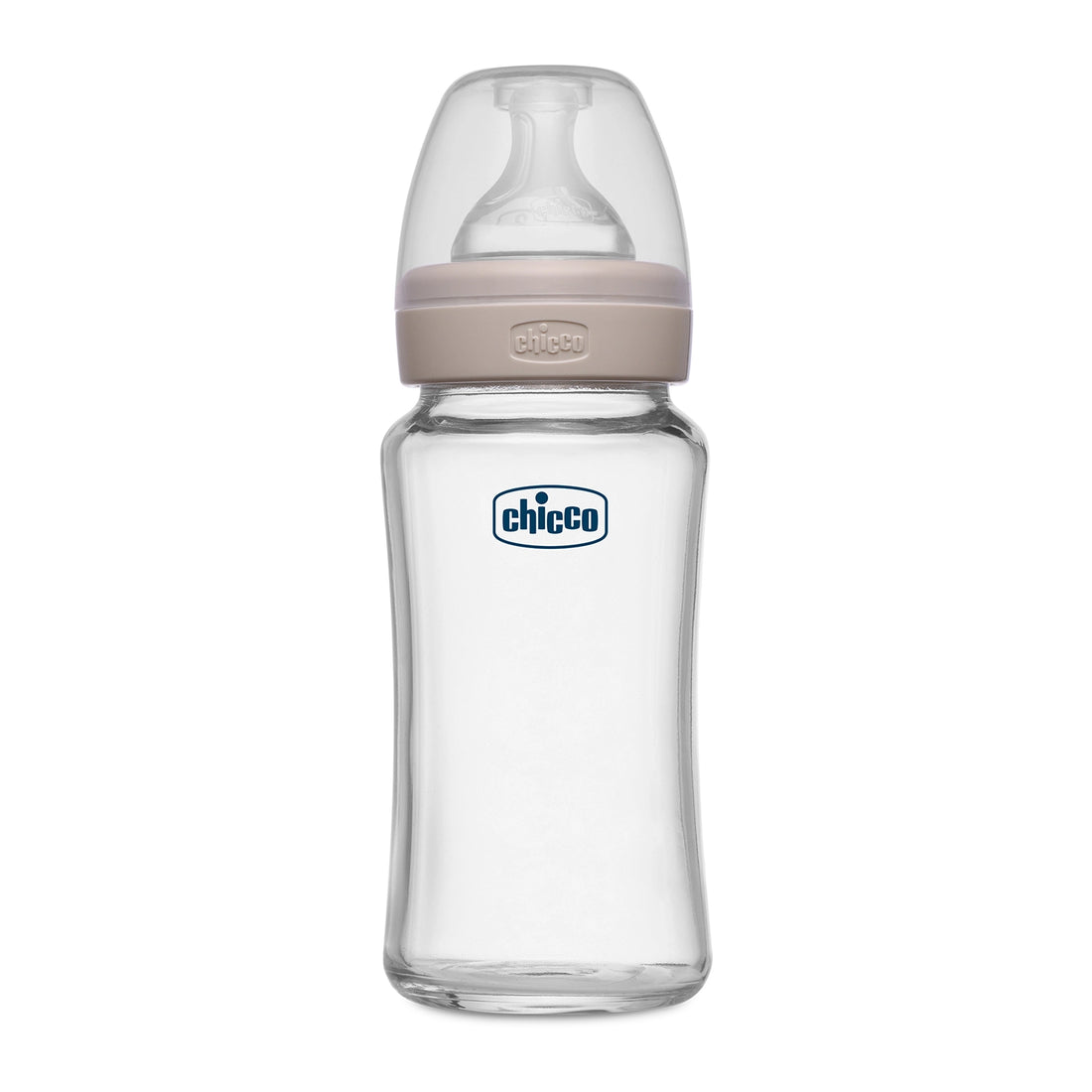 Well Being Glass Feeding Bottle 240ml Neutral Medium Flow 2M+