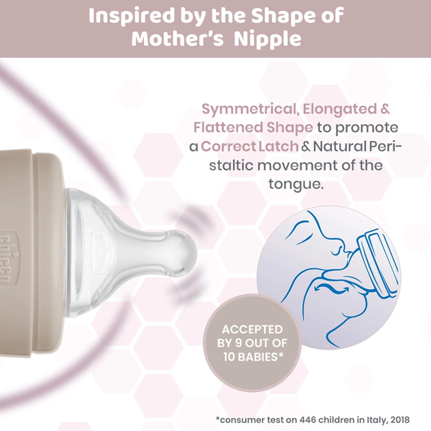 Well Being Glass Feeding Bottle 240ml Neutral Medium Flow 2M+