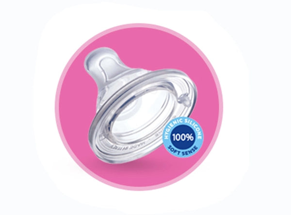 100% SILICONE NIPPLES-SOFT & GENTLE