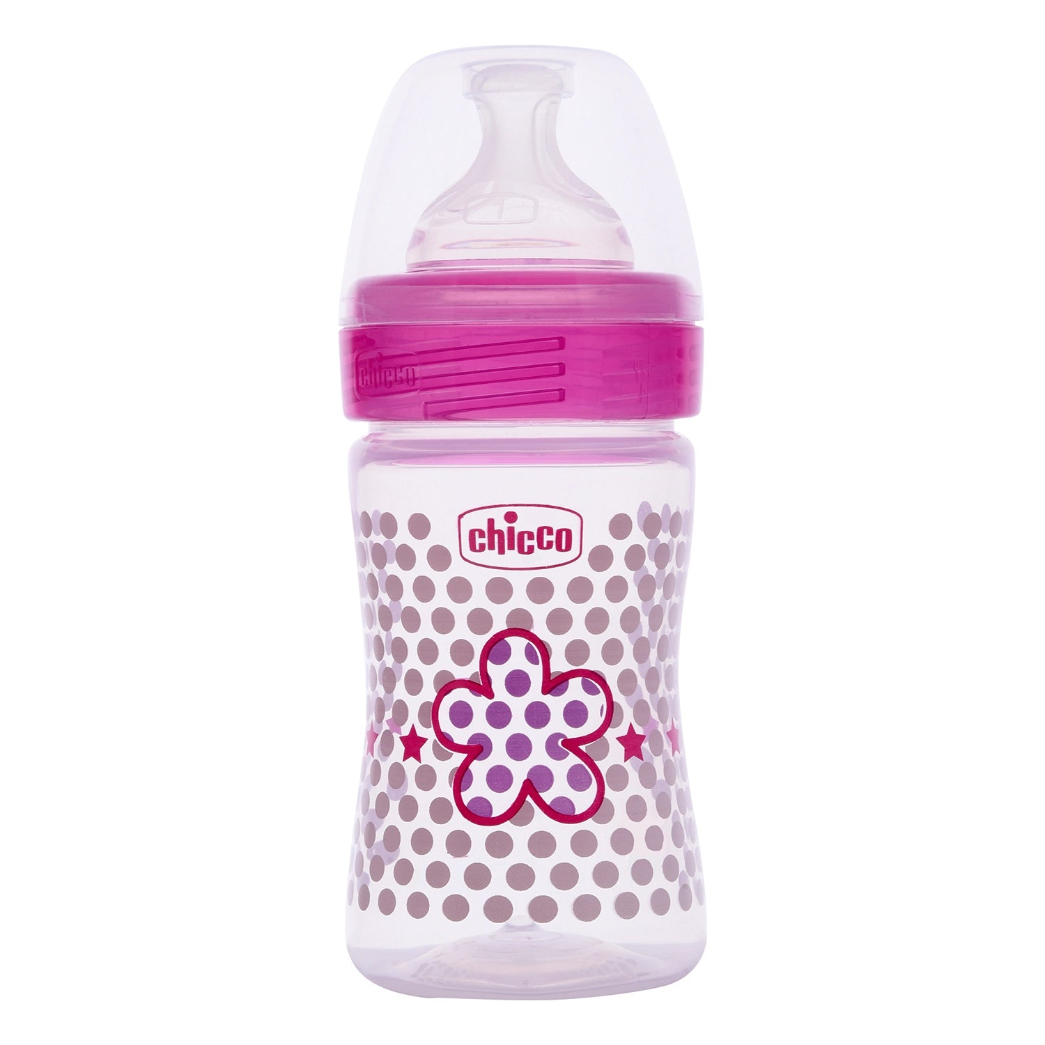 Well Being Slow Flow Baby Bottle 150ml 0M+ Pink