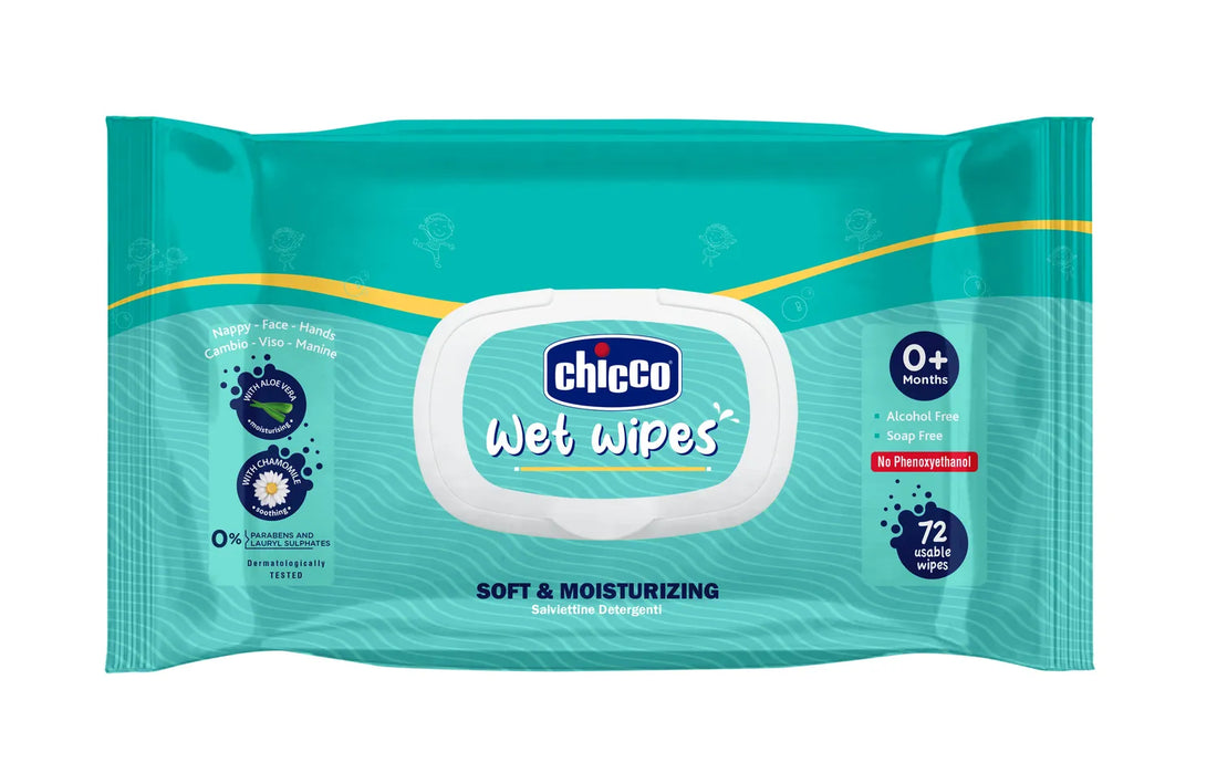 Wet Wipes Fliptop Pack of 1 72 Pcs