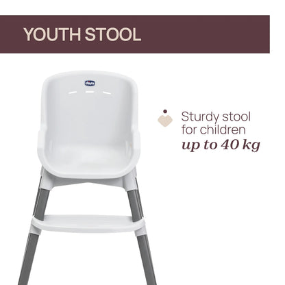 Zest Highchair Moon Grey