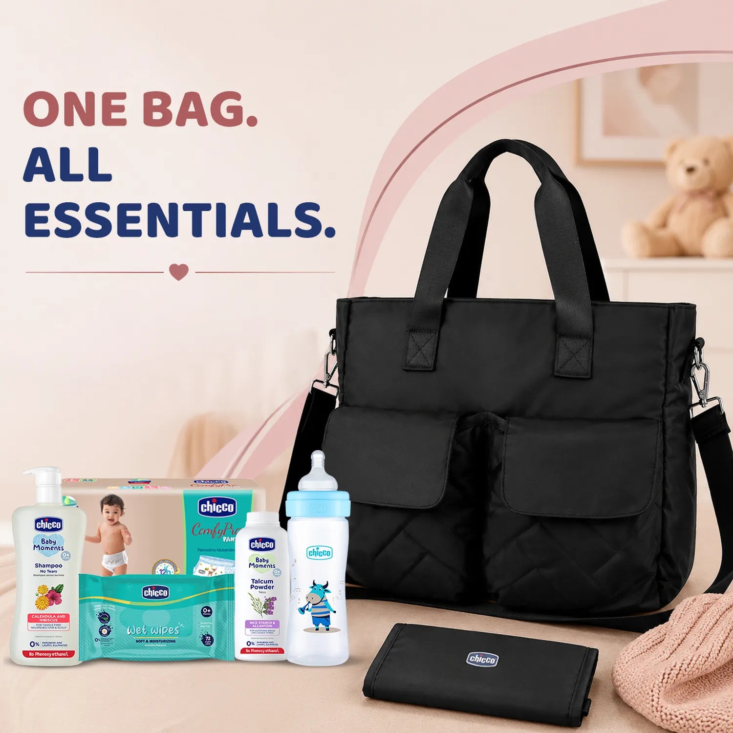 Diaper Bag - Black