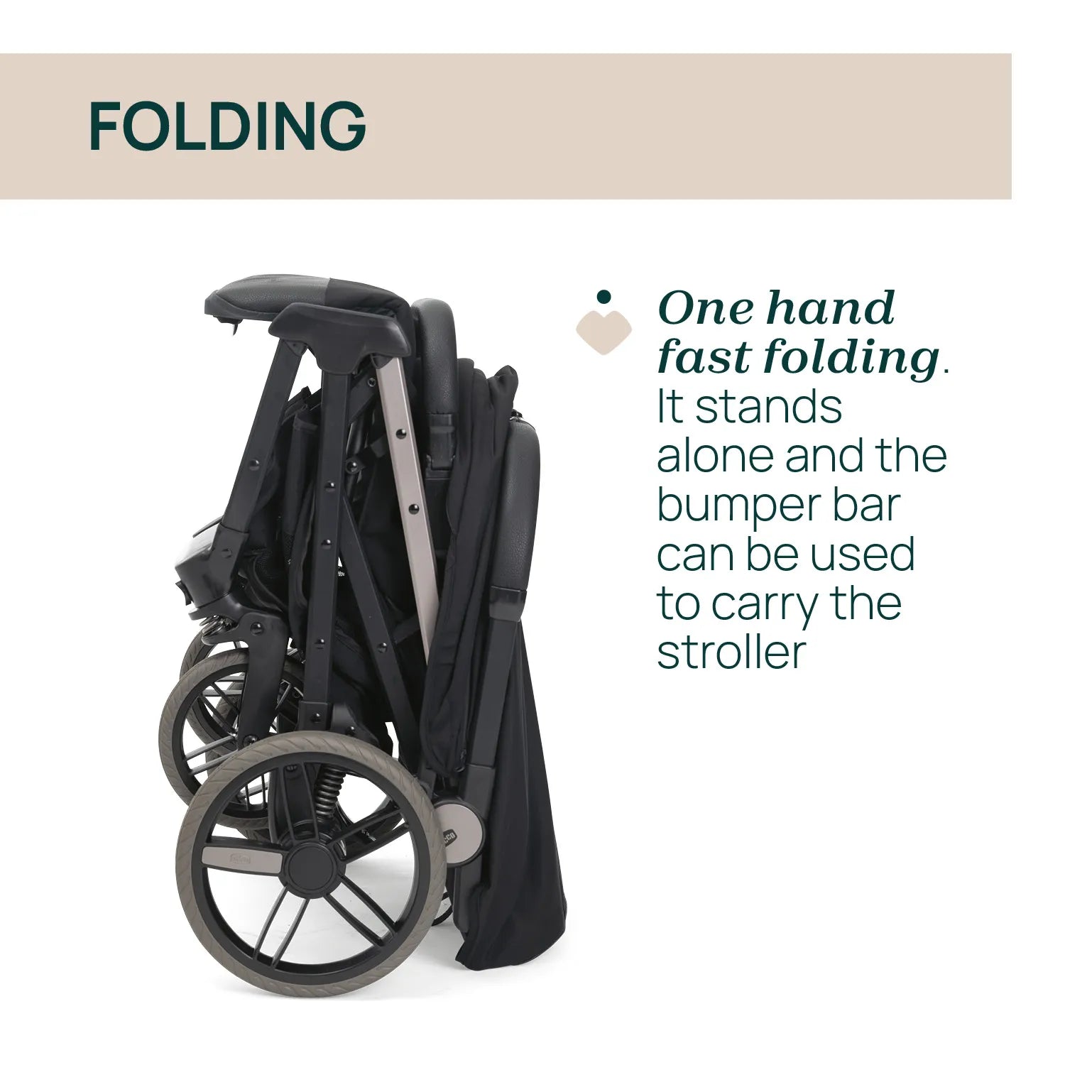 Dolomiti Charcoal Stroller