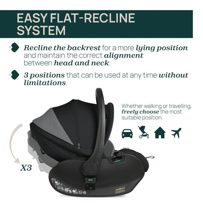 First-Seat Recline 2 Black Satin