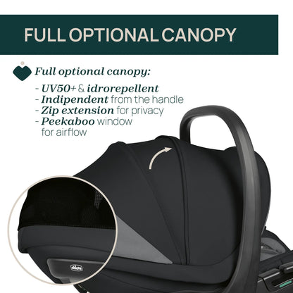 First-Seat Recline 2 Black Satin