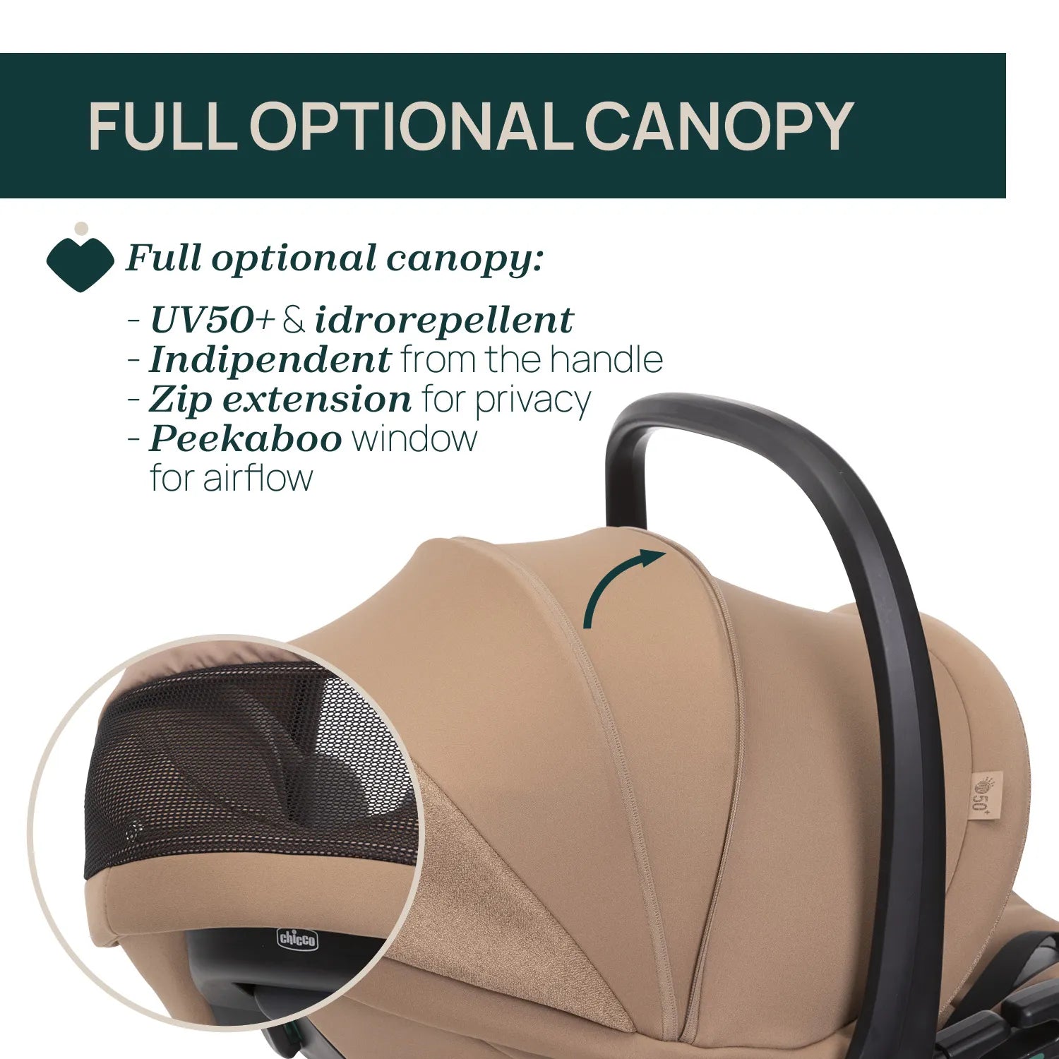 First-Seat Recline 2 Caramel