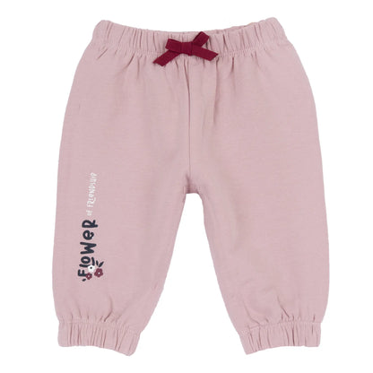 Girls Cotton Knitted Joggers