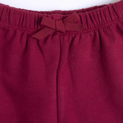 Girls Cotton Knitted Joggers