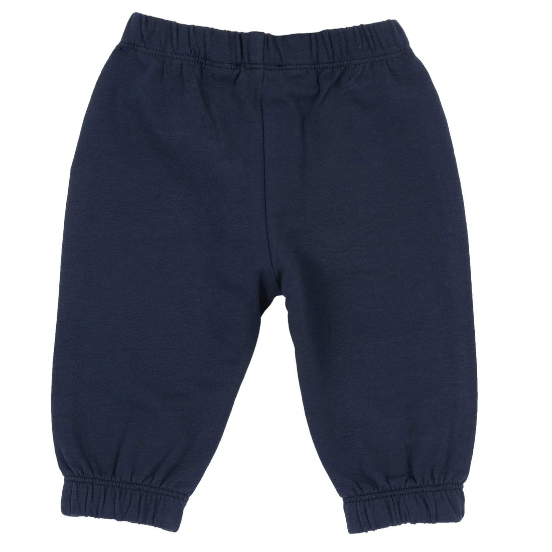 Girls Dark Blue Printed Joggers