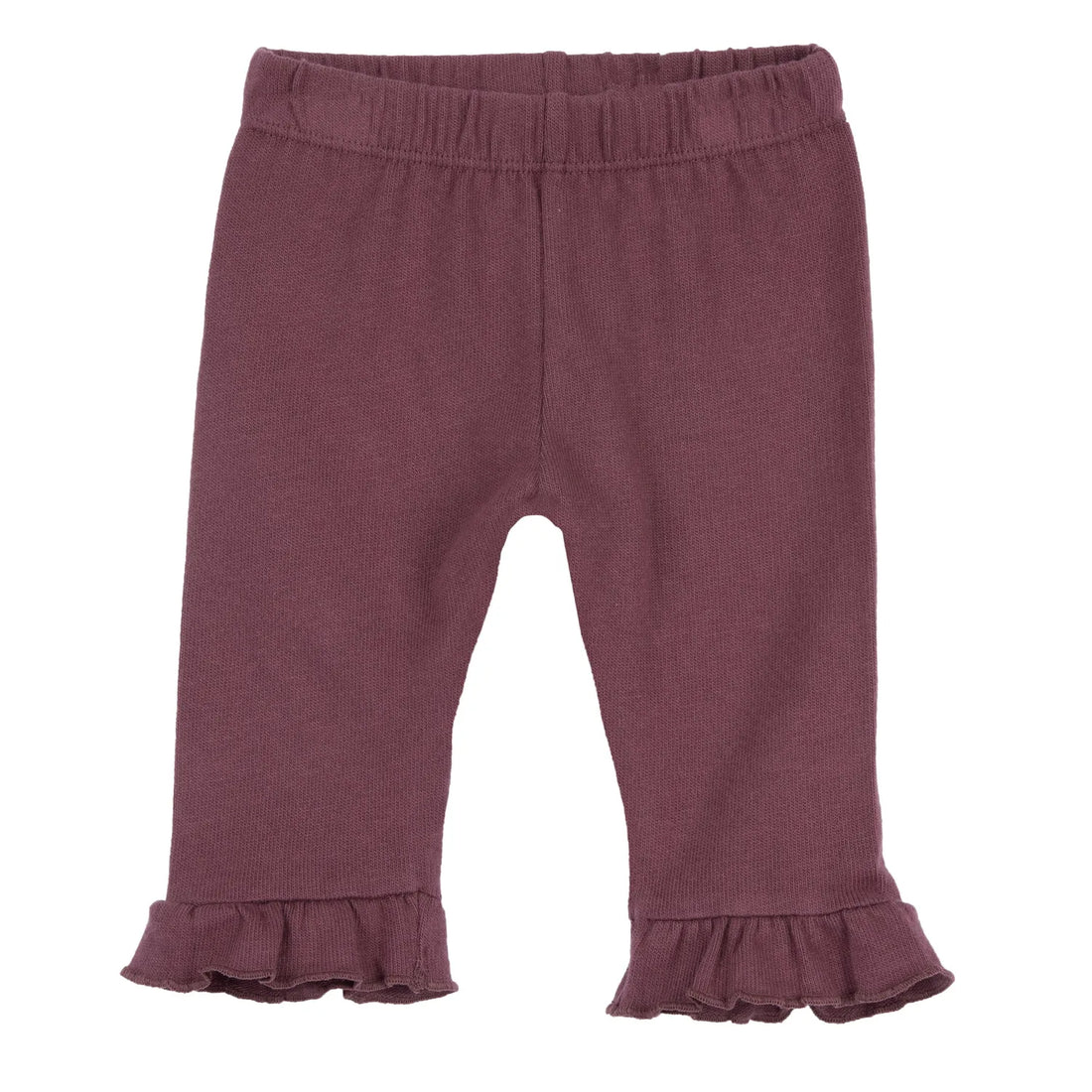 Girls Dark Pink Self Design Trouser