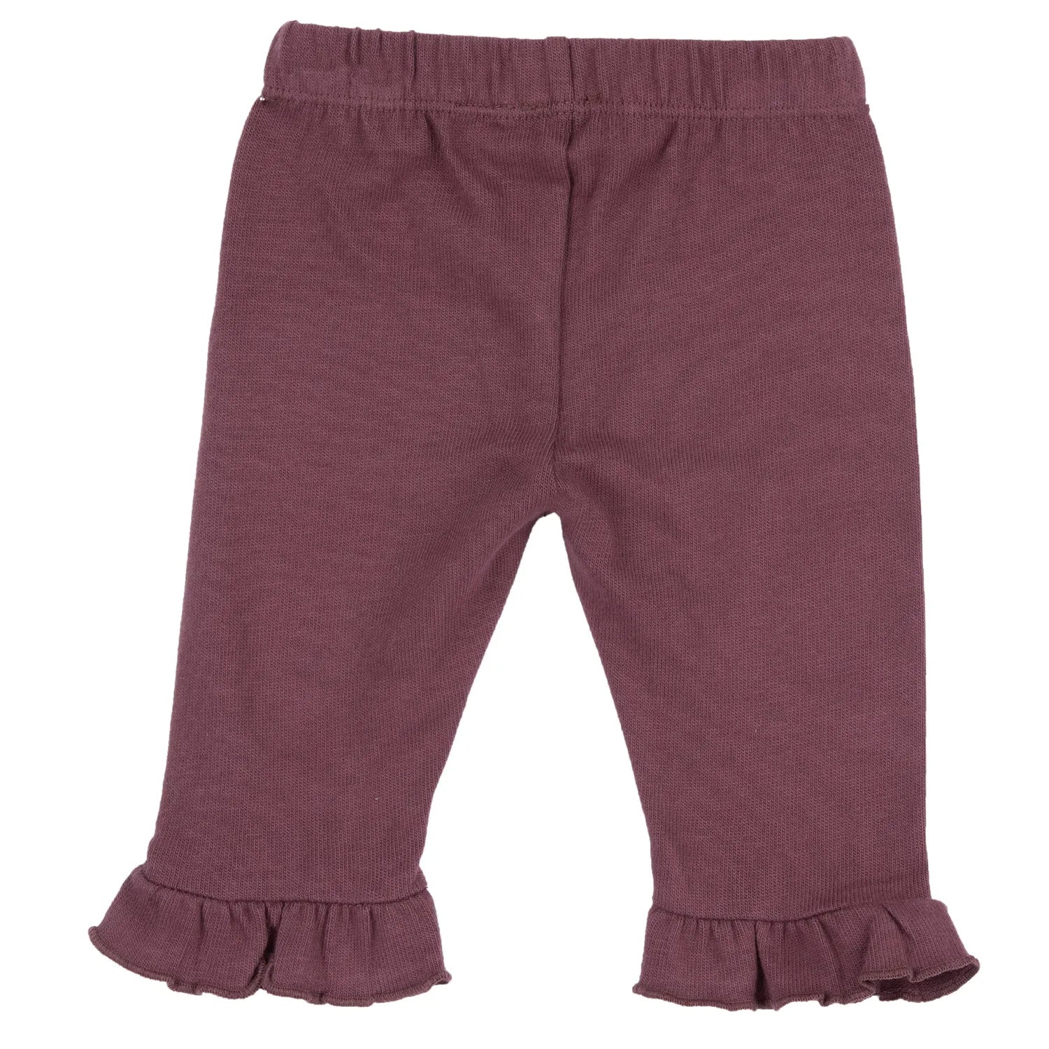 Girls Dark Pink Self Design Trouser