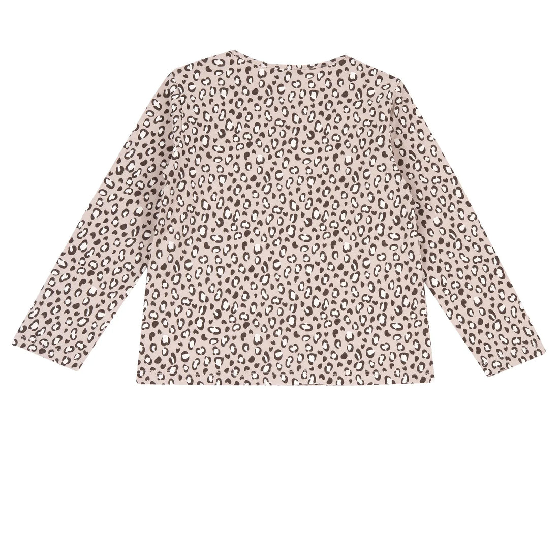 Girls Light Pink All Over Printed T-shirt