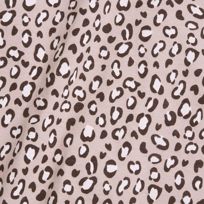 Girls Light Pink All Over Printed T-shirt