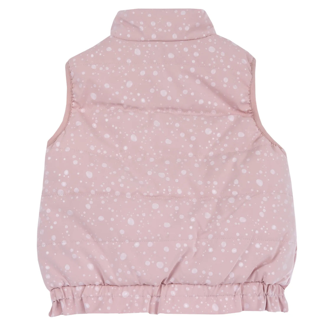 Girls Light Pink Printed Jacket