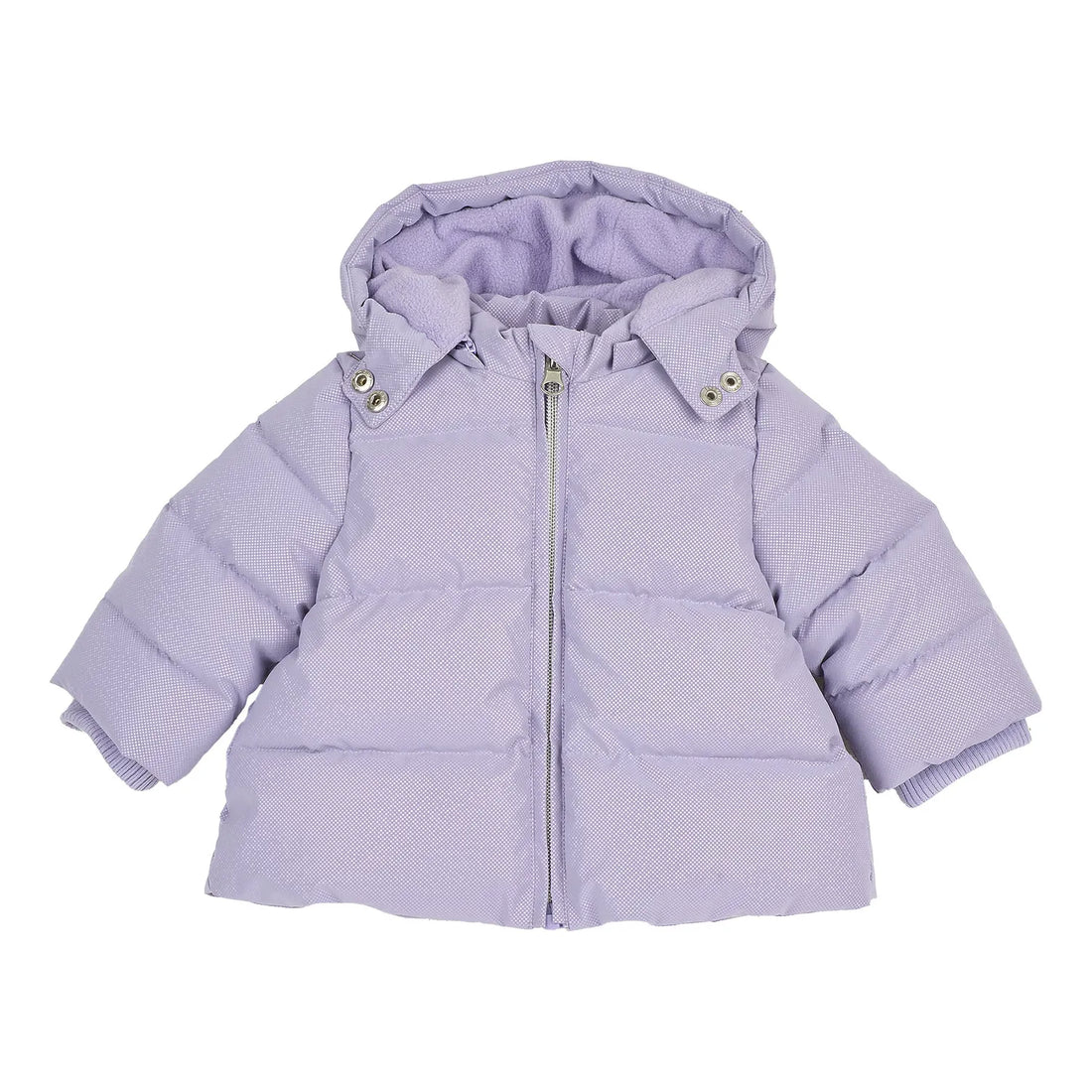 Girls Lilac Solid Jacket