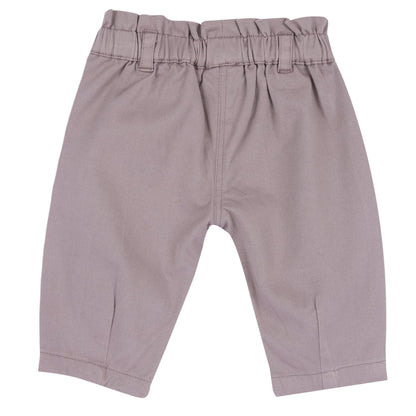 Girls Medium Lilac Printed Trouser