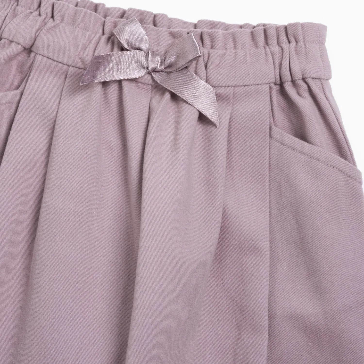 Girls Medium Lilac Self Design Trouser