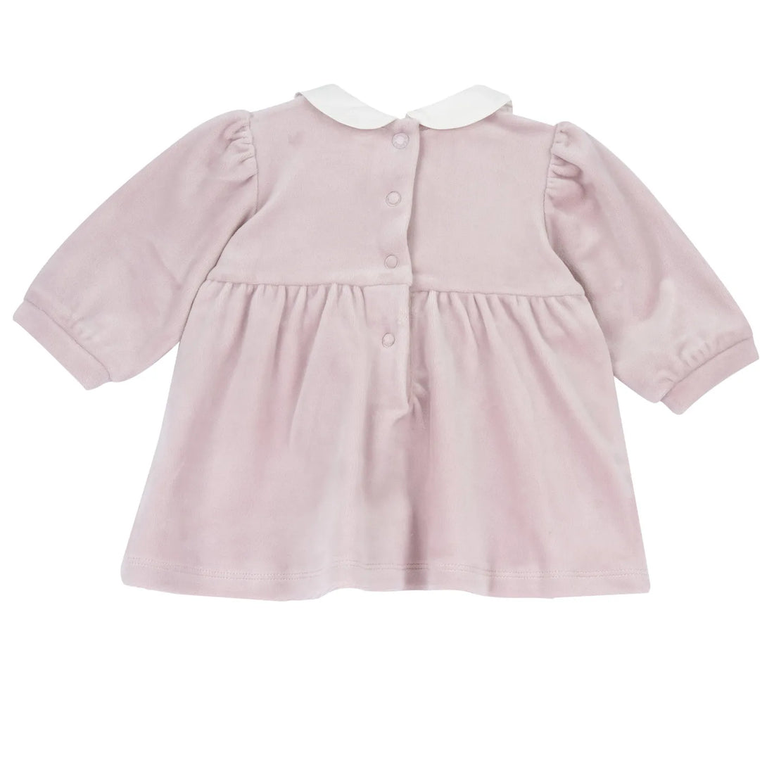 Girls Medium Pink Knitted Long Sleeve Dress