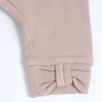 Girls Medium Pink Self Design Trouser