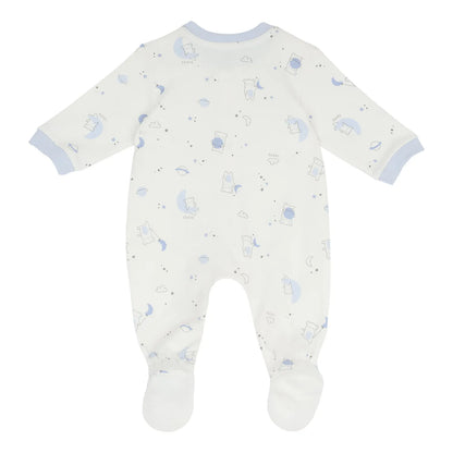 Girls Printed Cotton Front Opening Babysuit