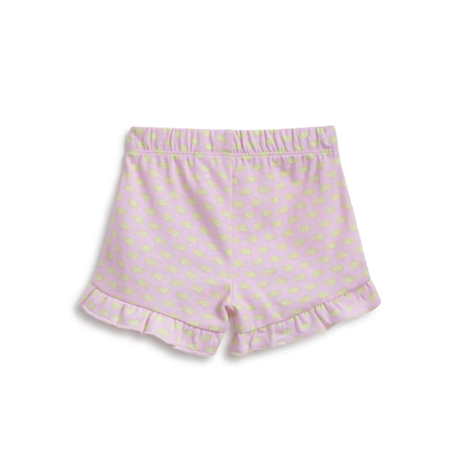 Girls Printed Cotton T-Shirt With Shorts