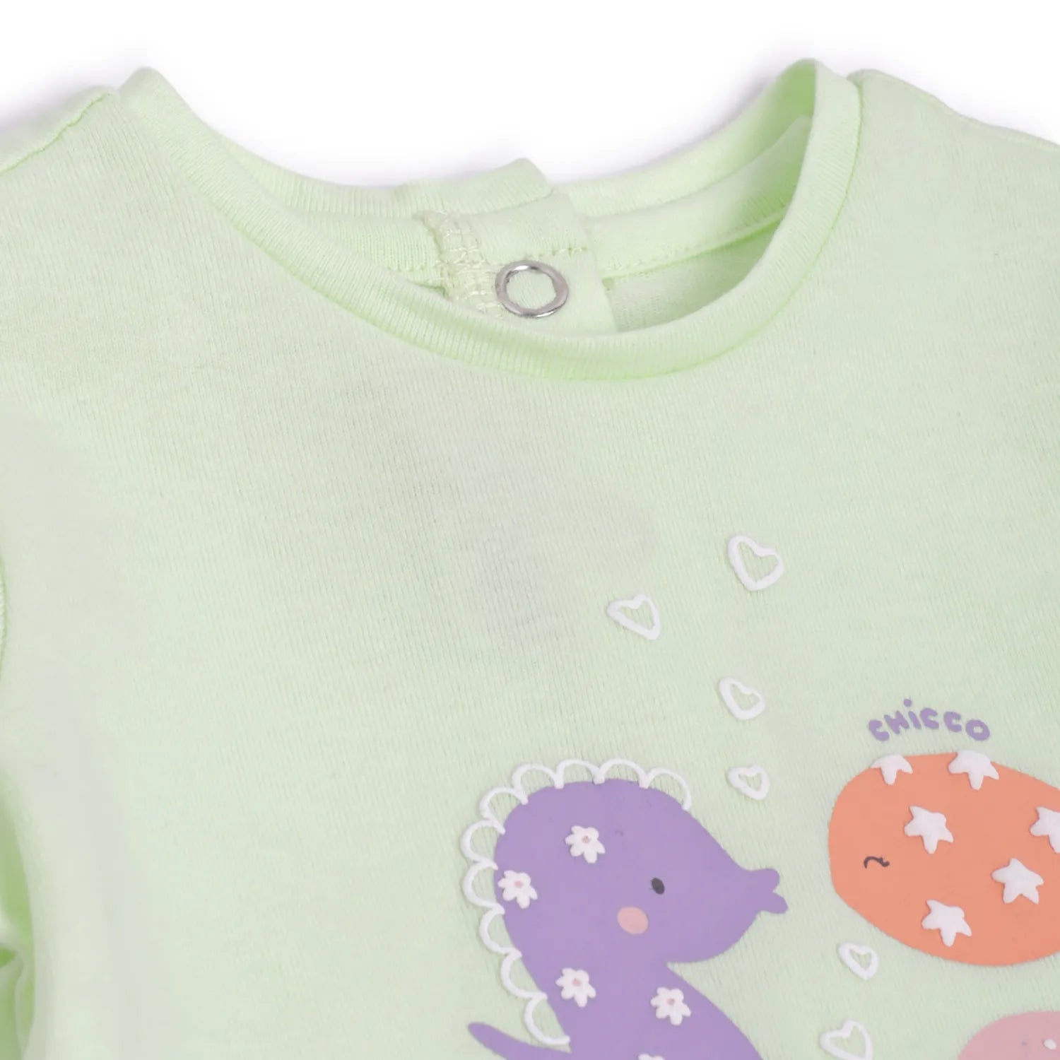 Girls Printed Cotton T-Shirt With Shorts