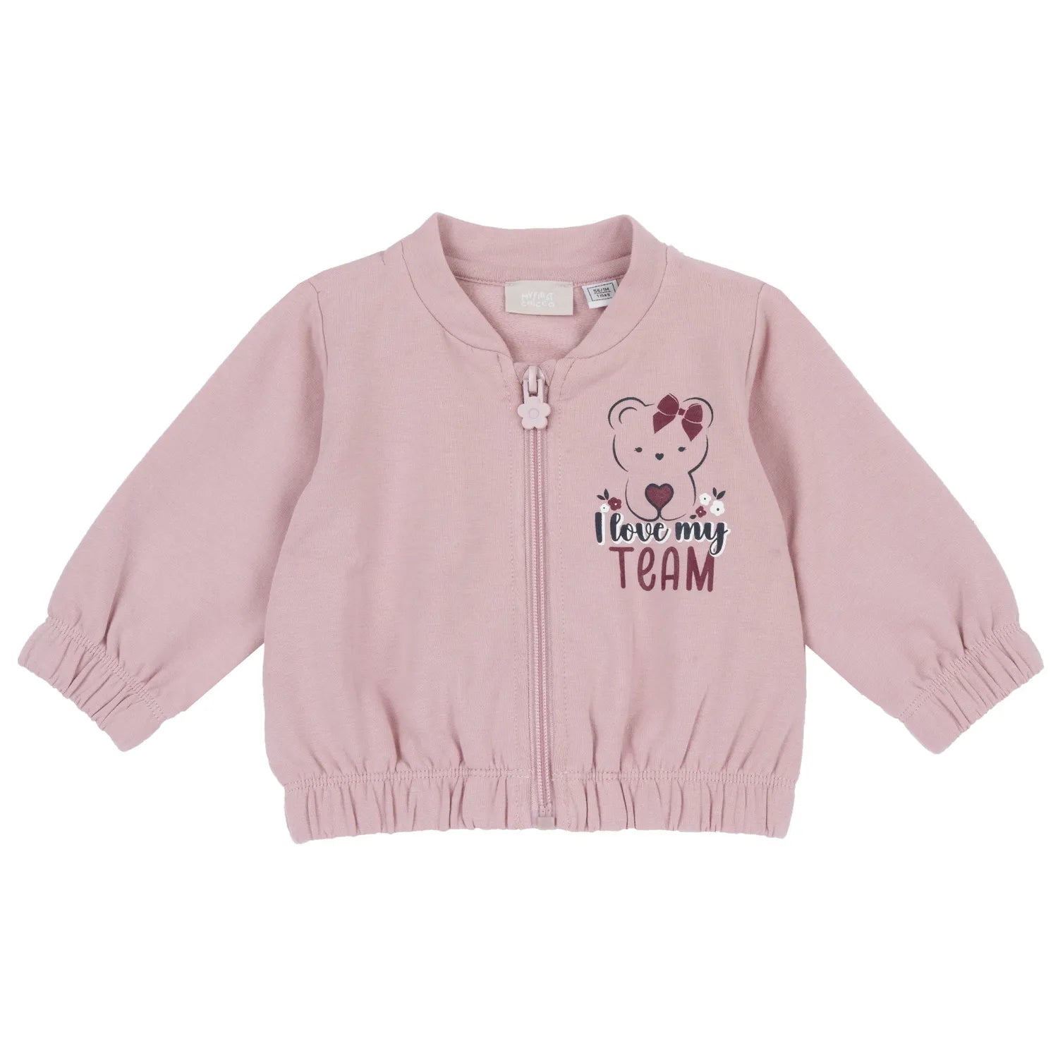 Girls Printed Fleece Sweatshirt