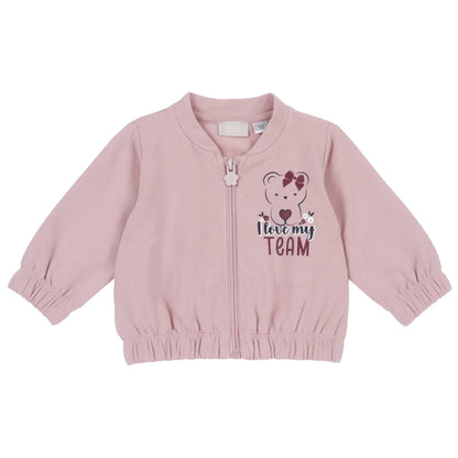 Girls Printed Fleece Sweatshirt