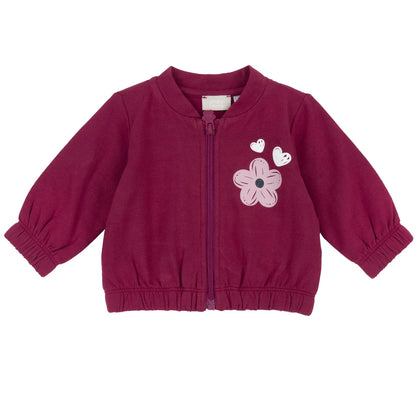 Girls Printed Fleece Sweatshirt