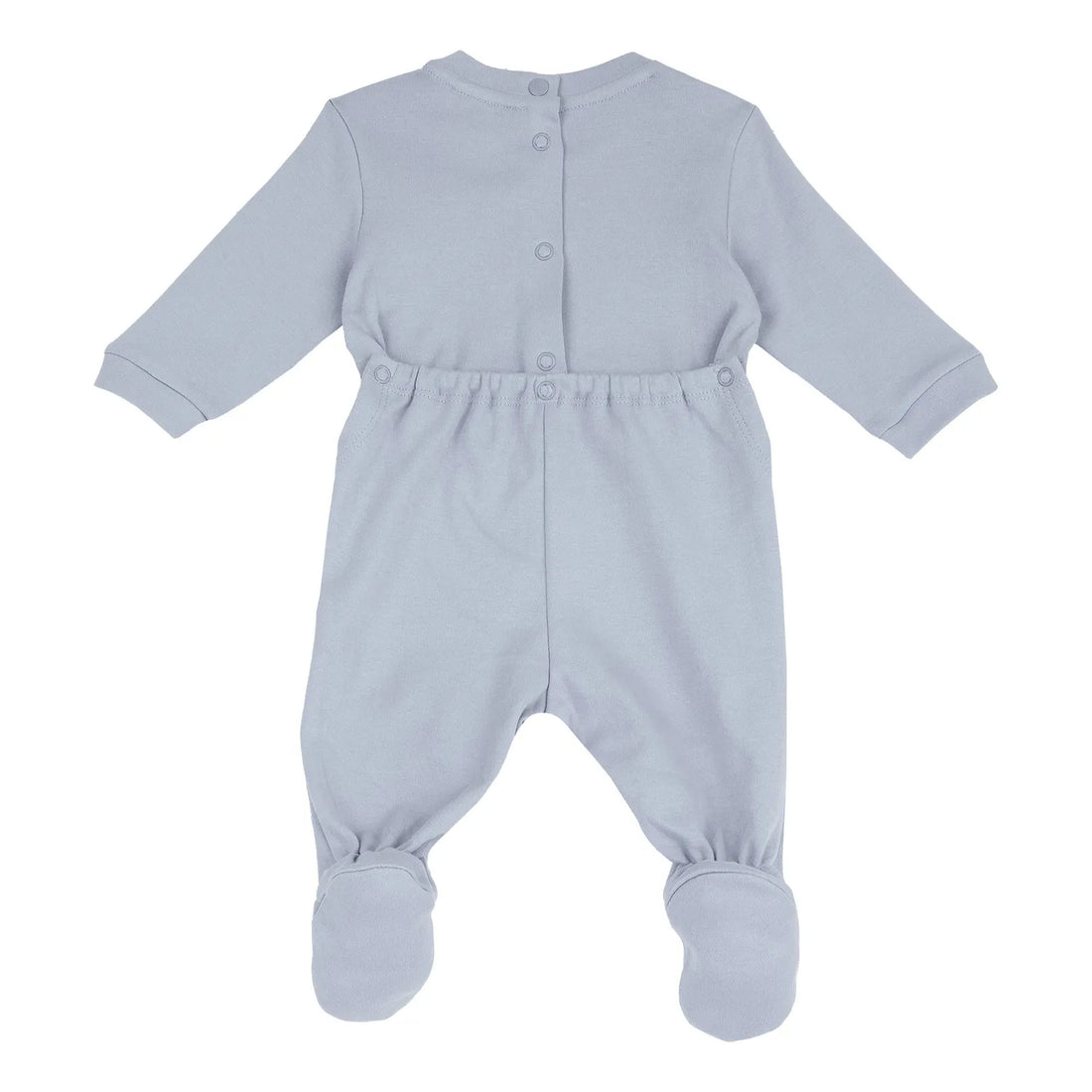 Girls Printed Interlock Nappy Opening Babysuit