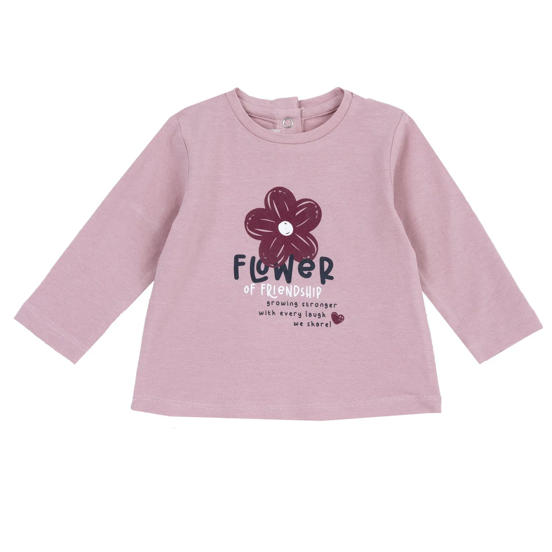 Girls Printed Long Sleeve Knitted T-shirt