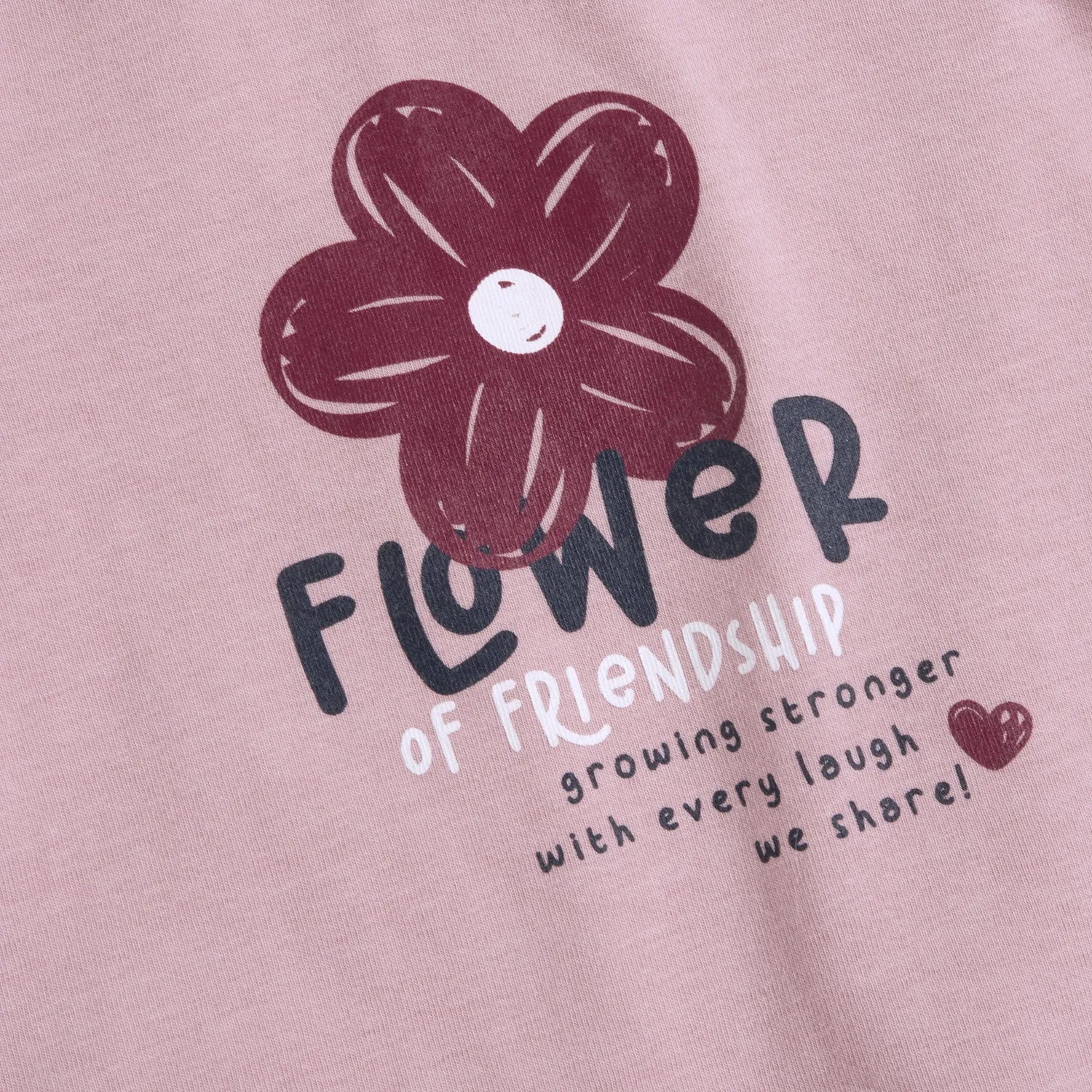 Girls Printed Long Sleeve Knitted T-shirt