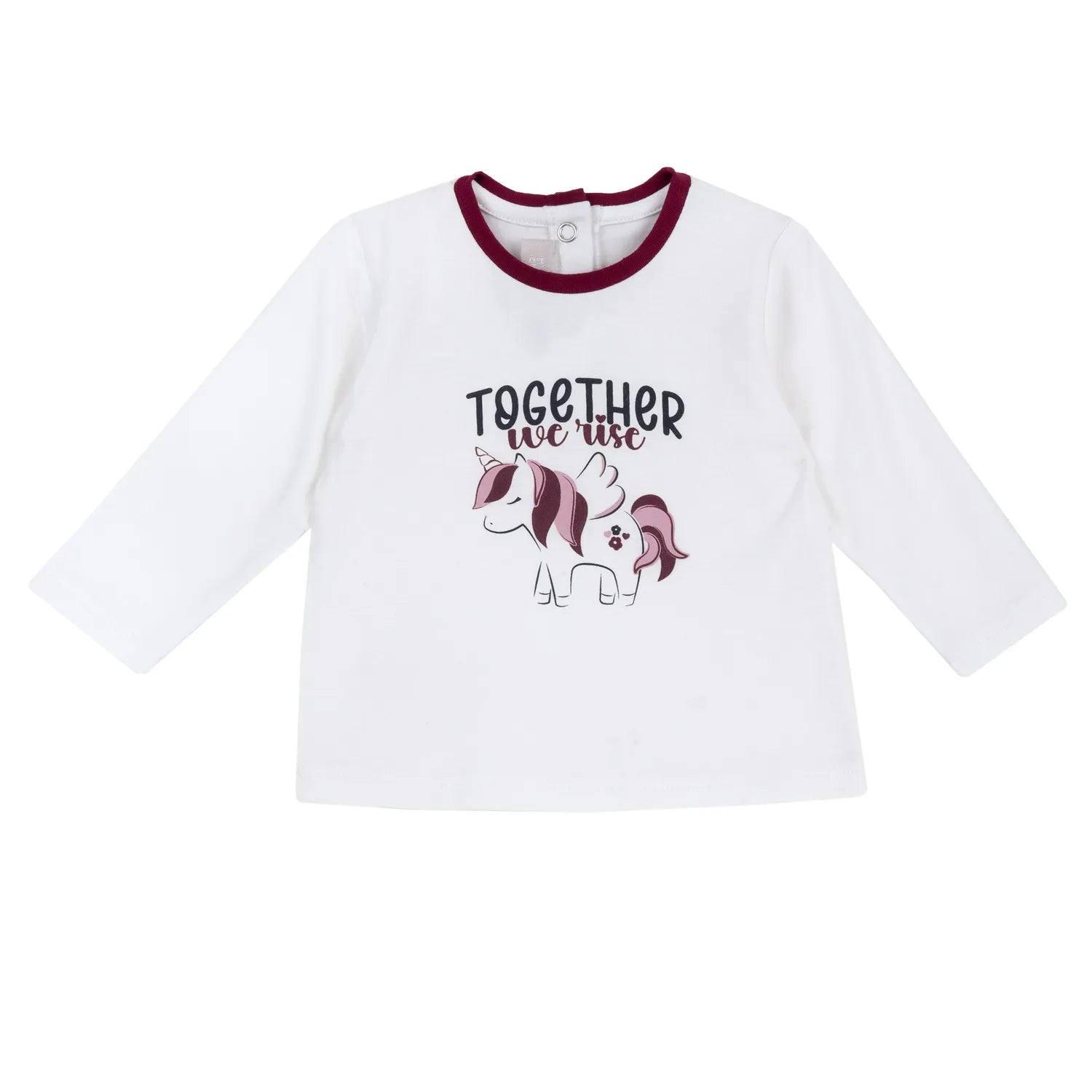 Girls Printed Long Sleeve Knitted T-shirt