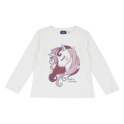 Girls Printed Long Sleeve T-shirt