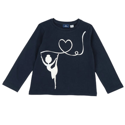 Girls Printed Long Sleeve T-shirt